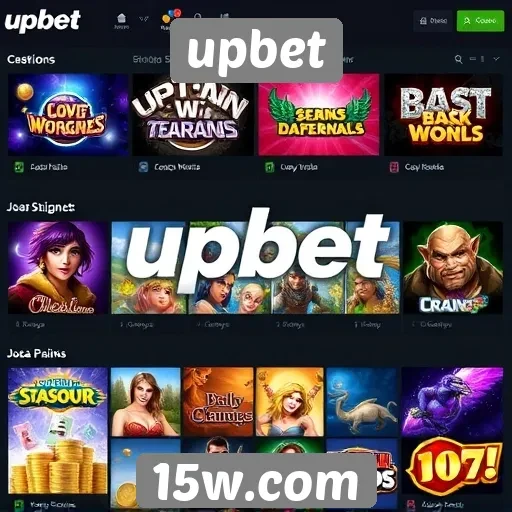 Comparativo de jogos disponíveis na plataforma upbet